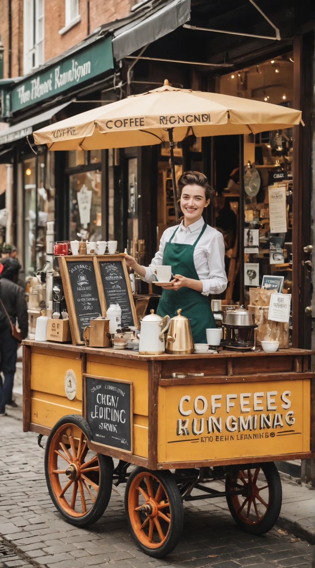 ai character: The Barista's Empire background