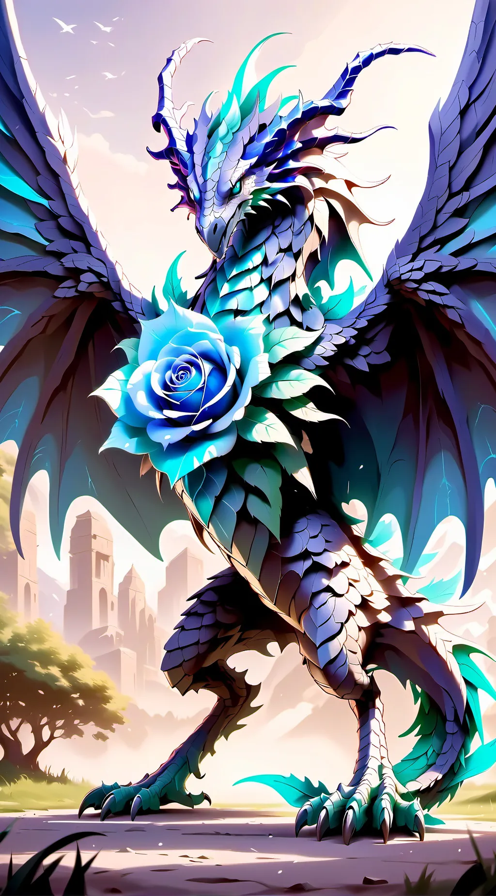 ai character: sapphier background