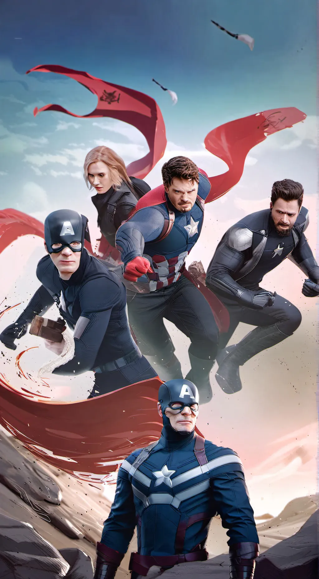 ai character: hydra/avengers background