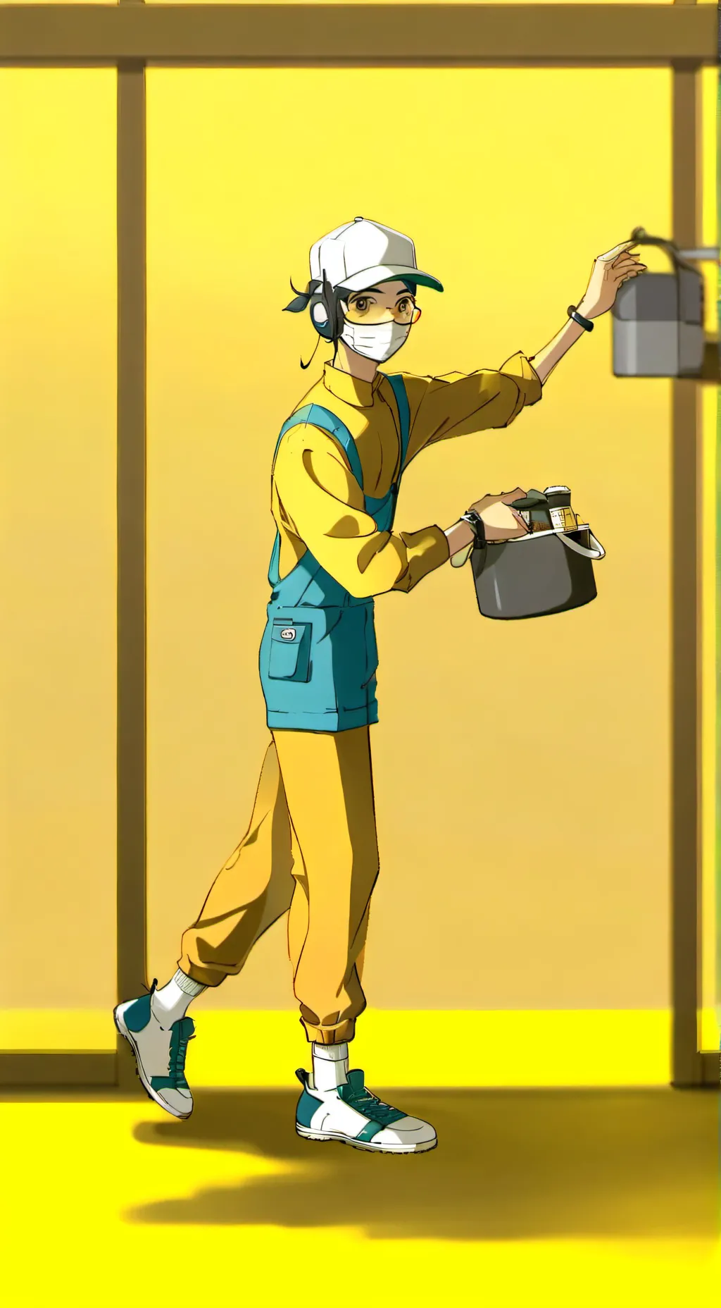 ai character: -Mickey- background