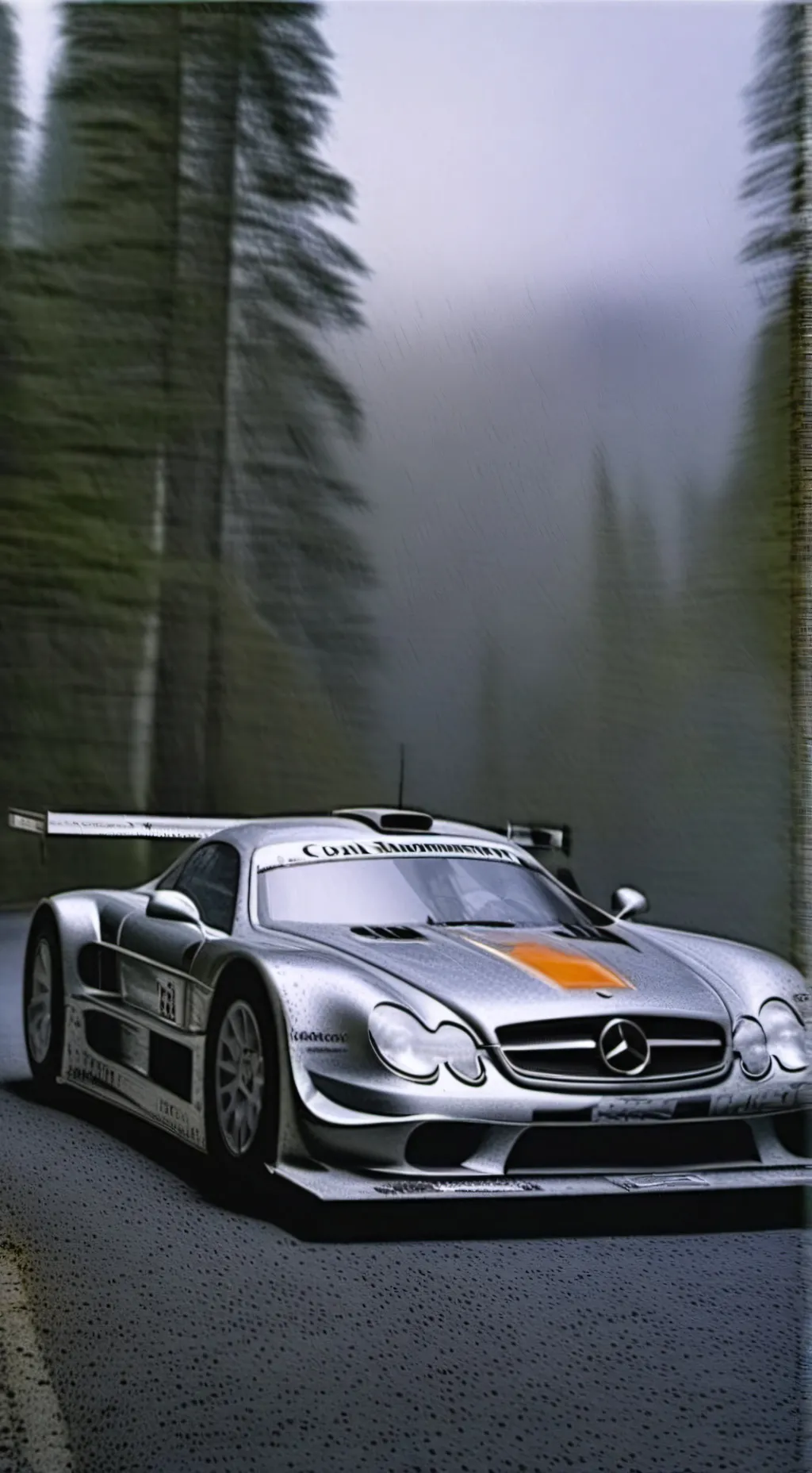 ai character: Mercedes-Benz clk  background