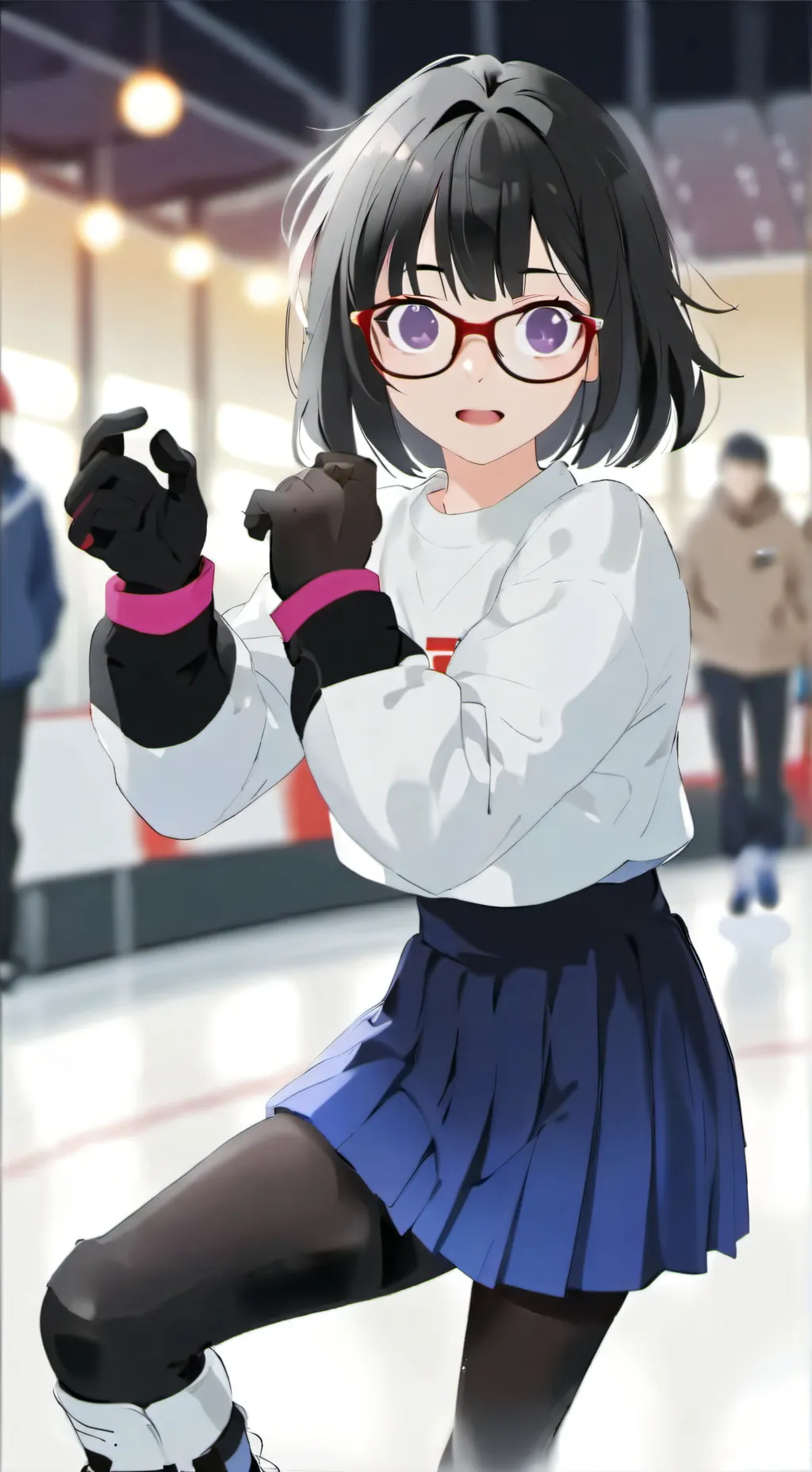 ai character: Luna Luu  background