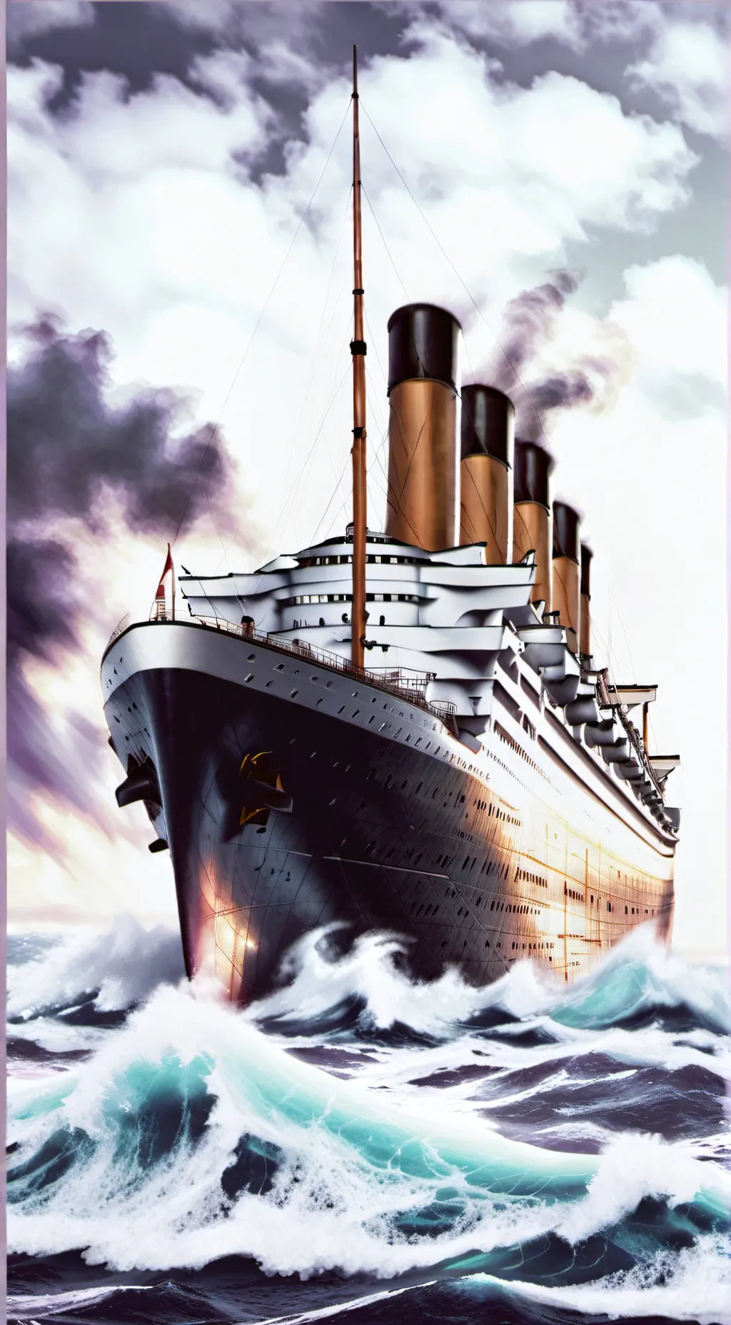 ai character: Titanic  background
