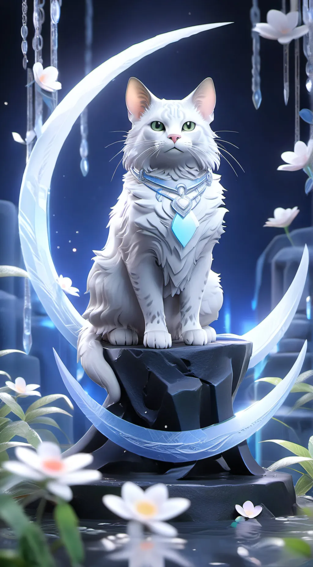 ai character: Rarest cat🤯🤯 background