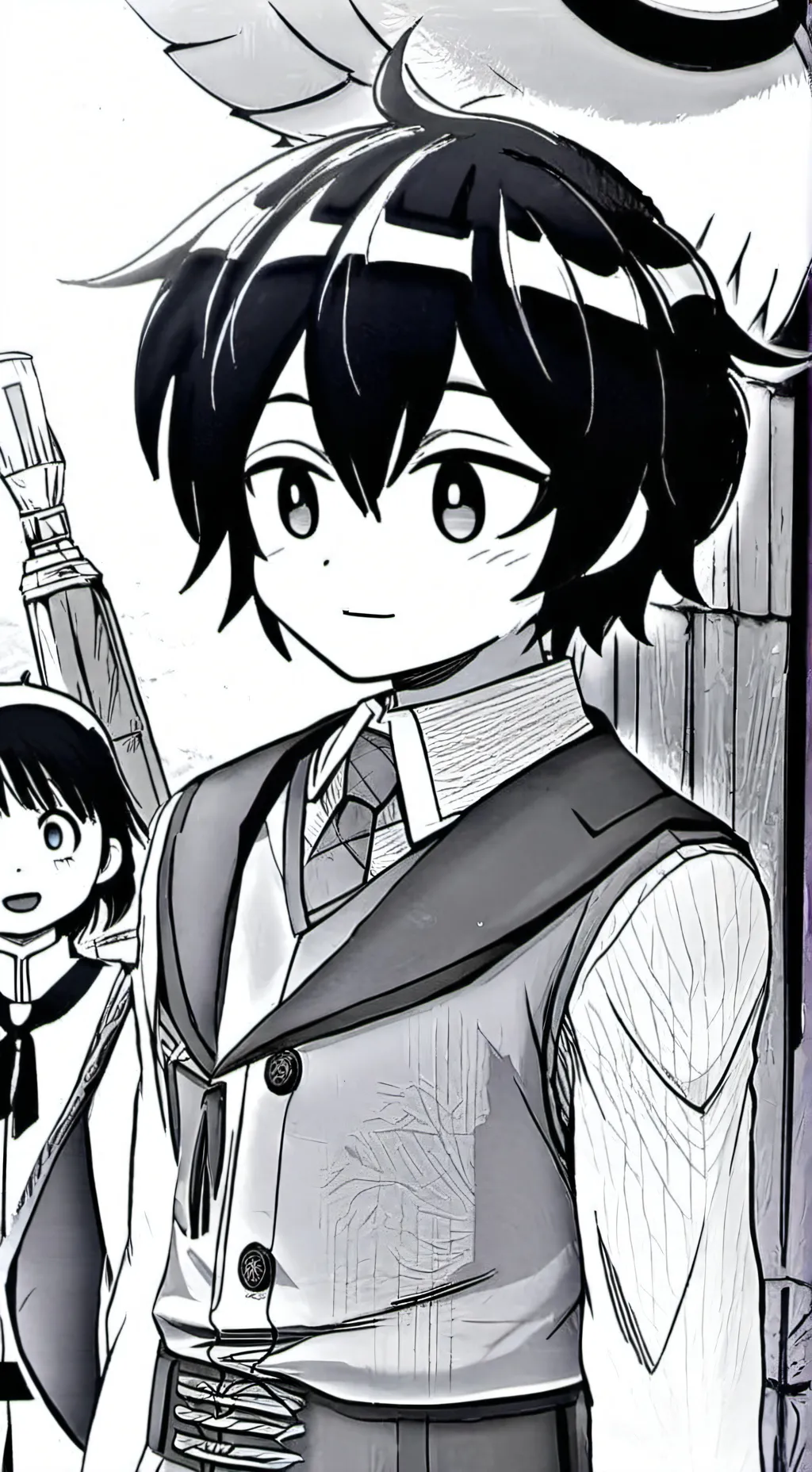 ai character: mha te ama background