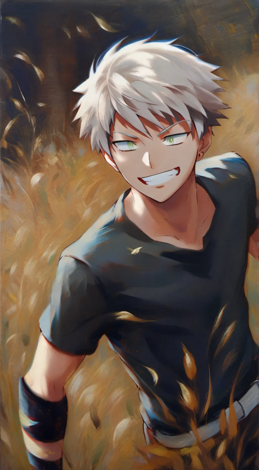 ai character: Bakugo faux? background