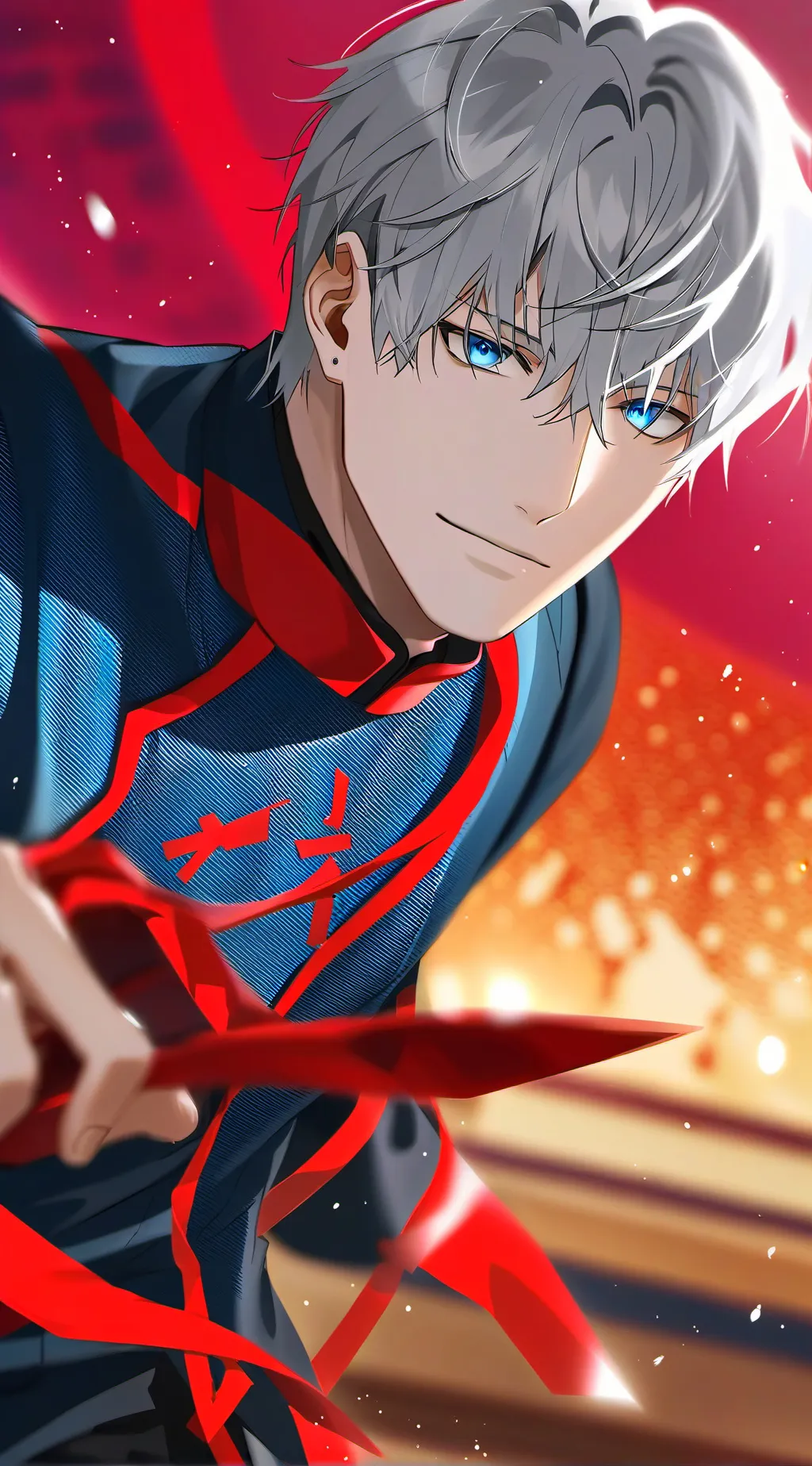 ai character: Gojo Satoru background