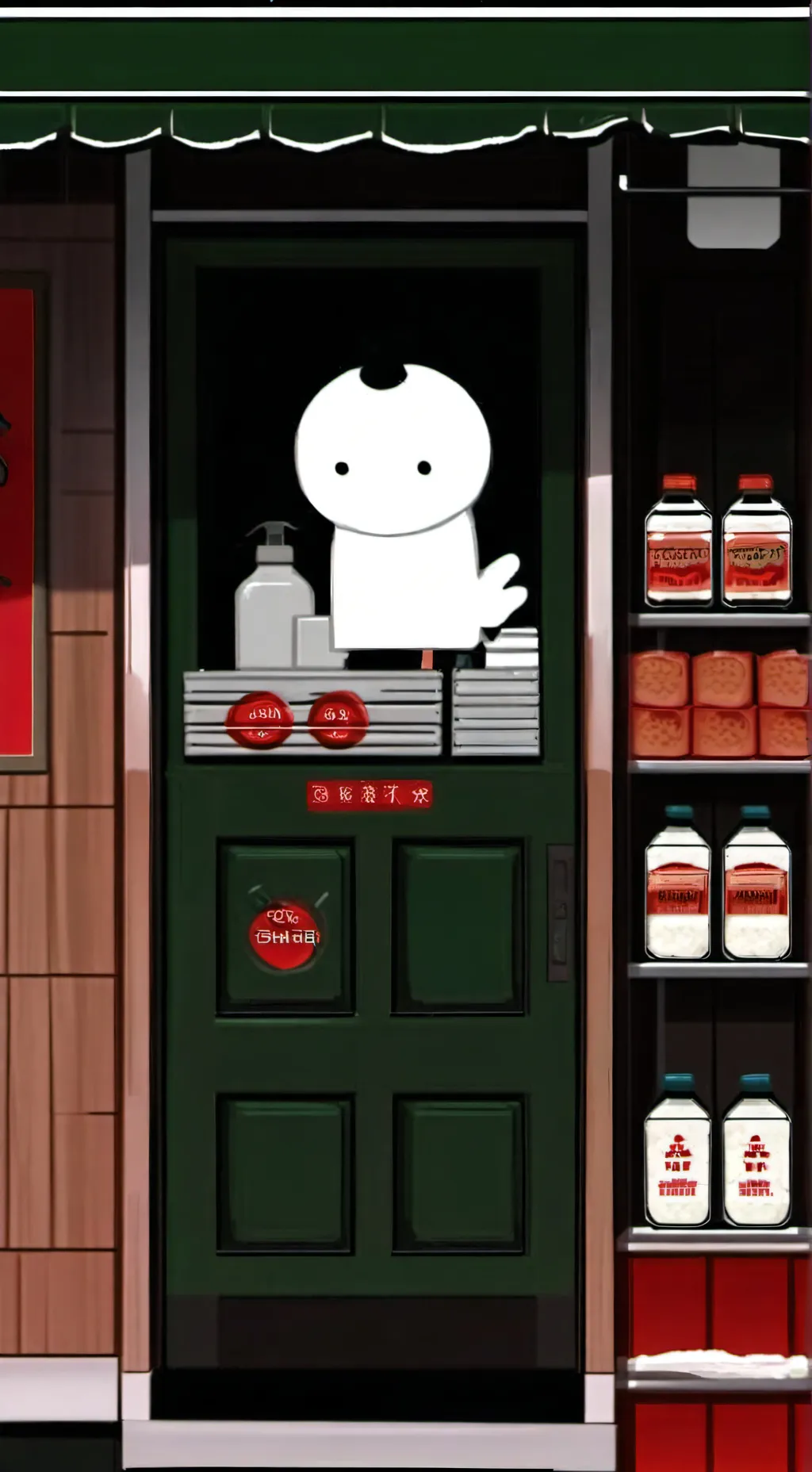 ai character: Cosmo x sprout background