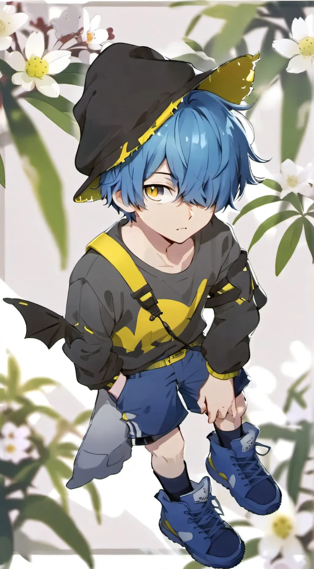 ai character: Mako (my Gacha OC) background