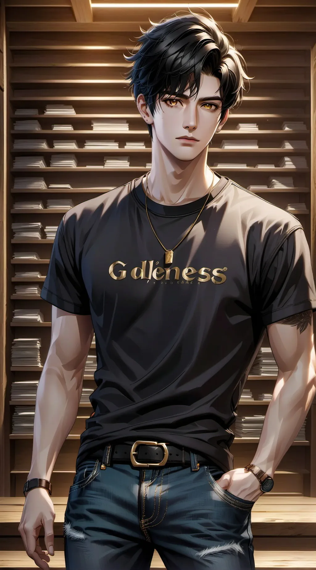 ai character: Keiran Sephir  background