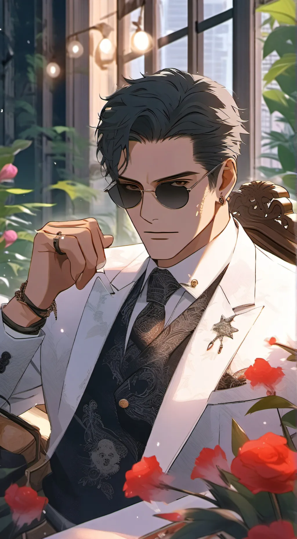 ai character: Босс background