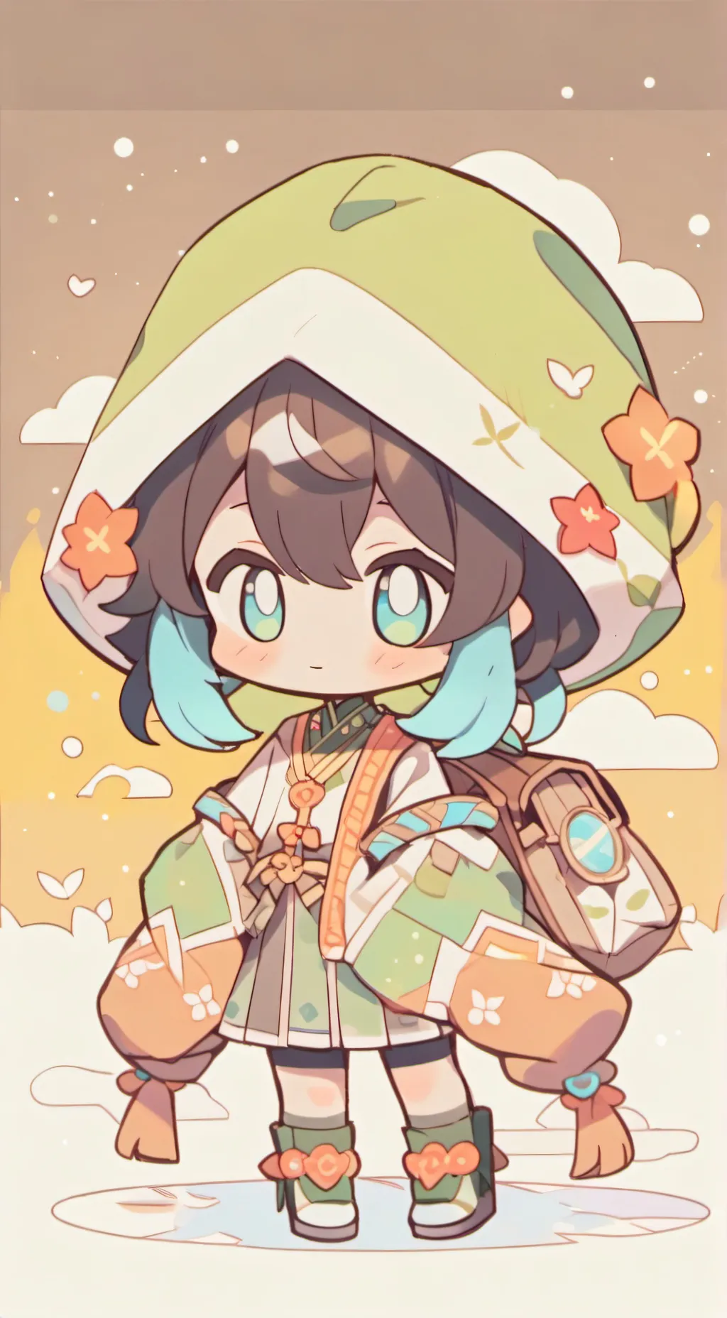 ai character: Michi pan background