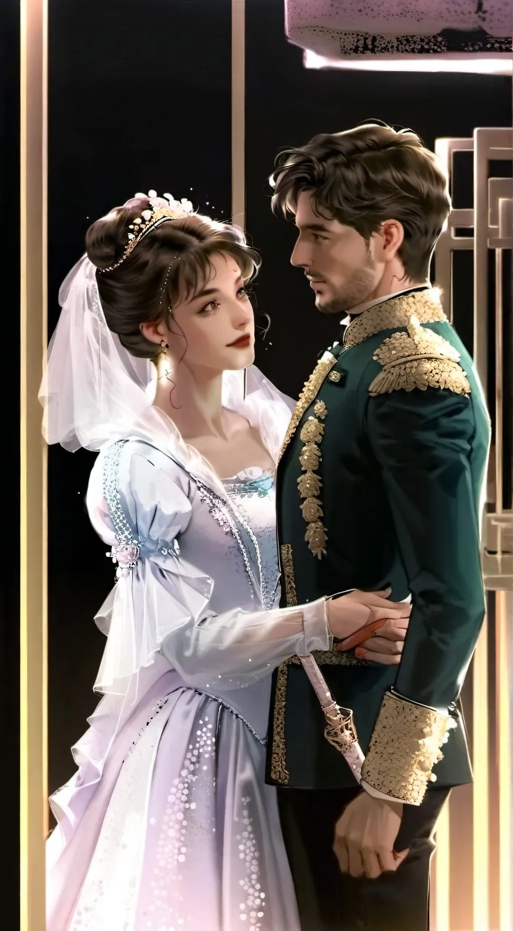 ai character: Max y Julia background