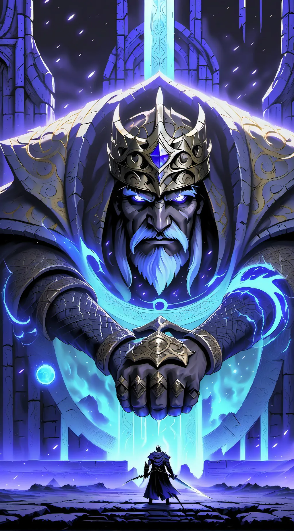 ai character: king of eaons background