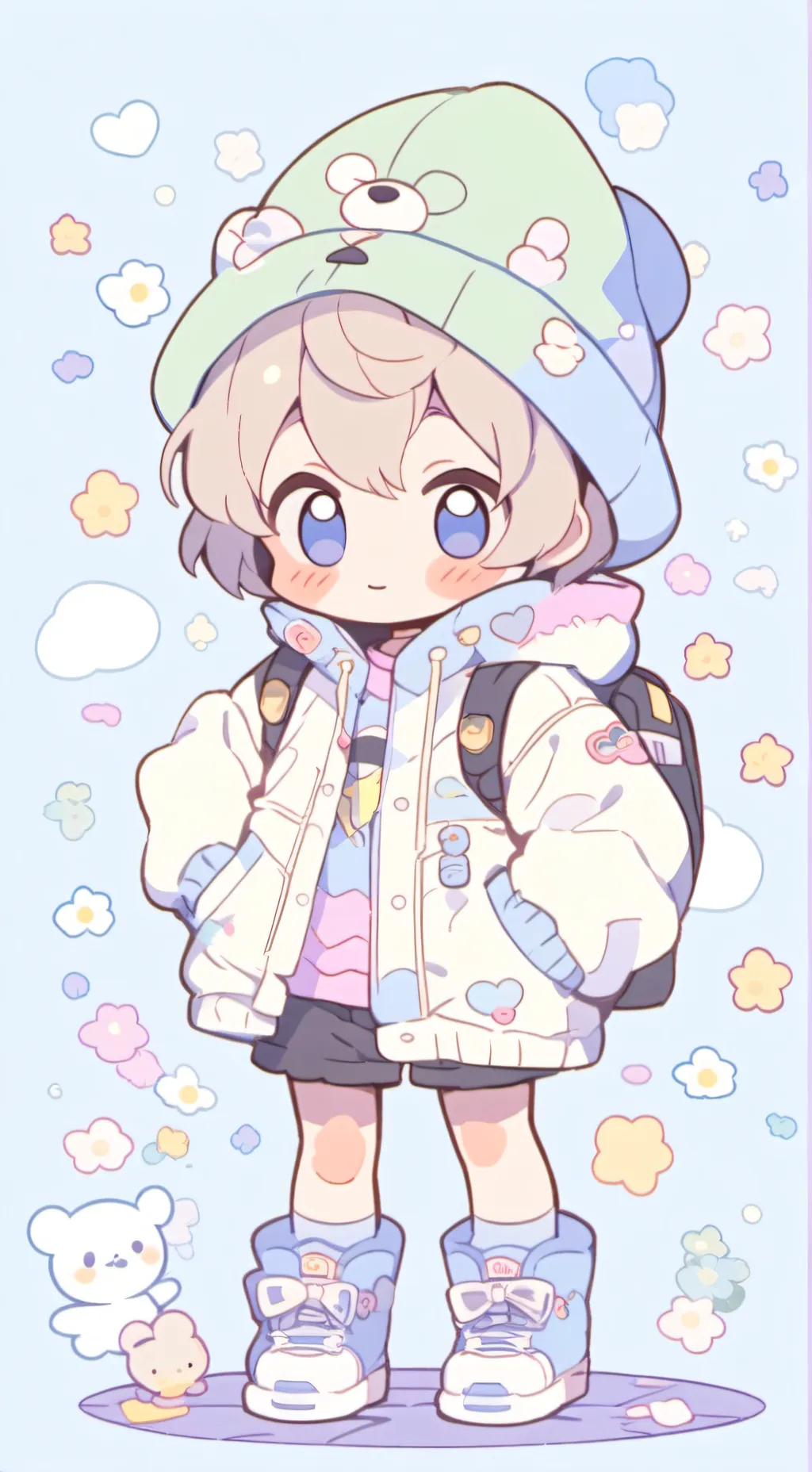 ai character: hyunjins gf background