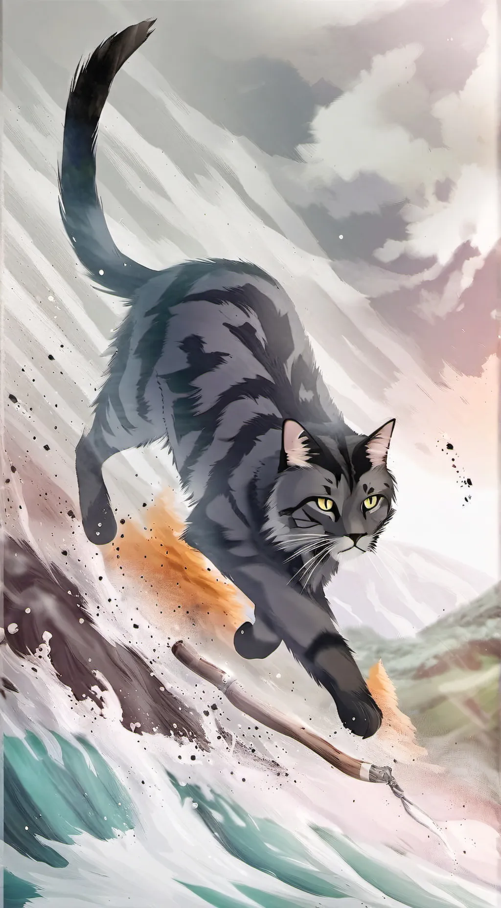 ai character: MY WARRIOR CAT AU! background