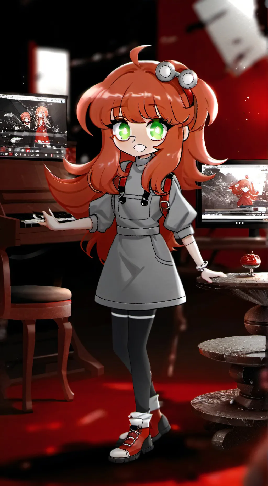 ai character: elizabeth afton  background