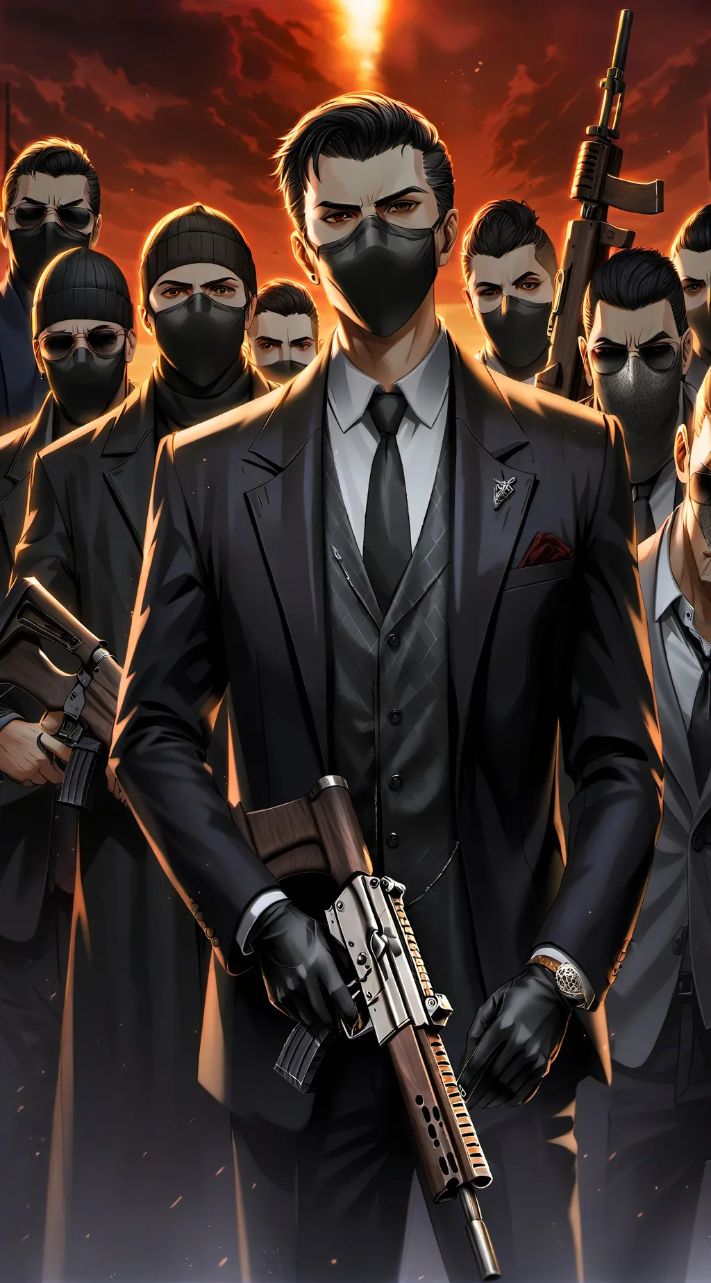 ai character: Mafia Life background