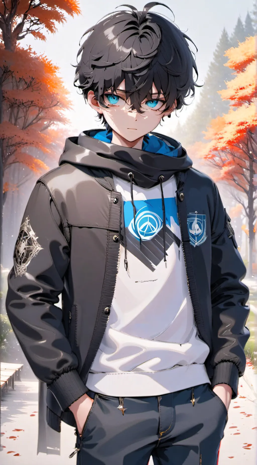 ai character: `•{Noah}•` background