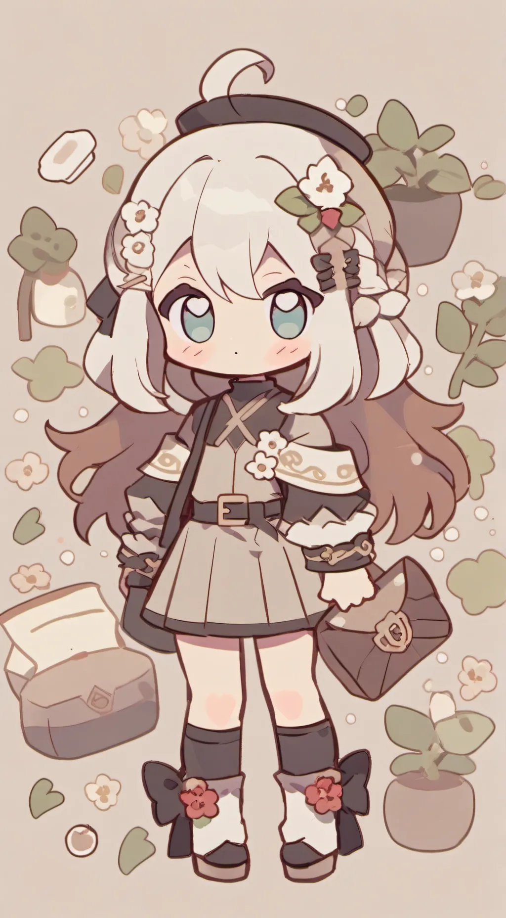 ai character: 2024 brain rot background