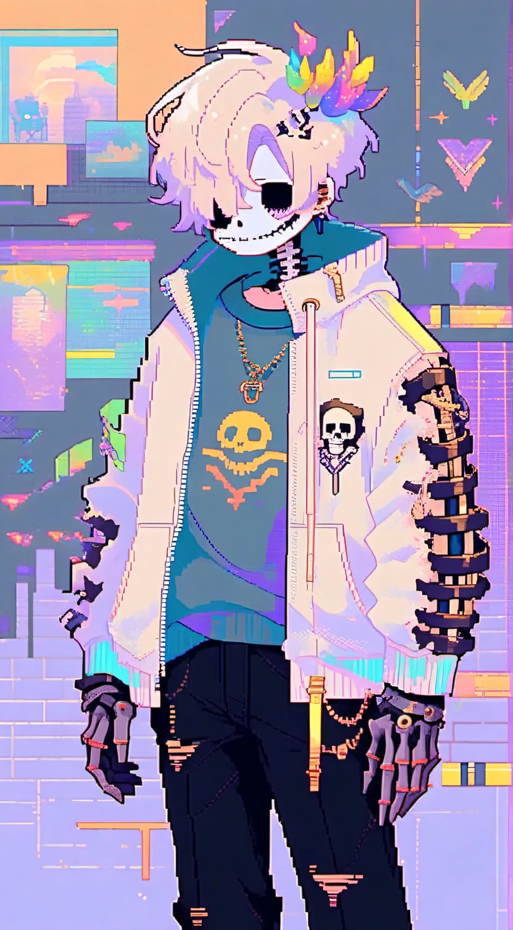 ai character: Angel sans background