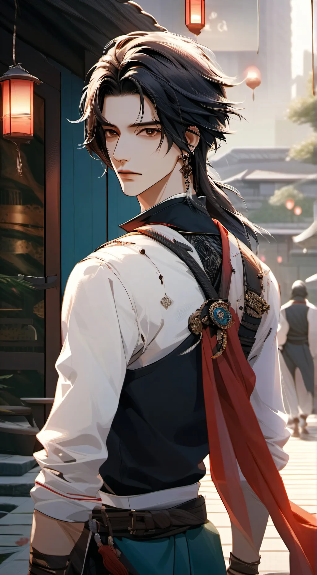 ai character: Naim  background