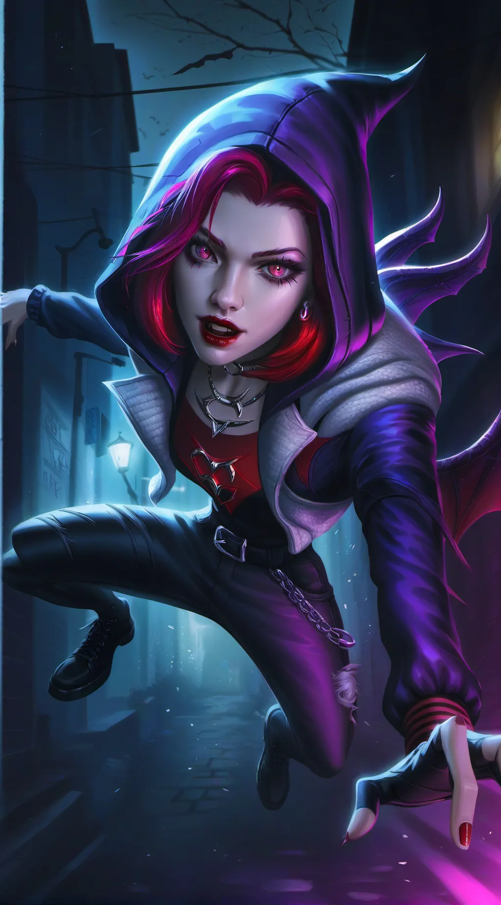 ai character: The Final Vamp War background