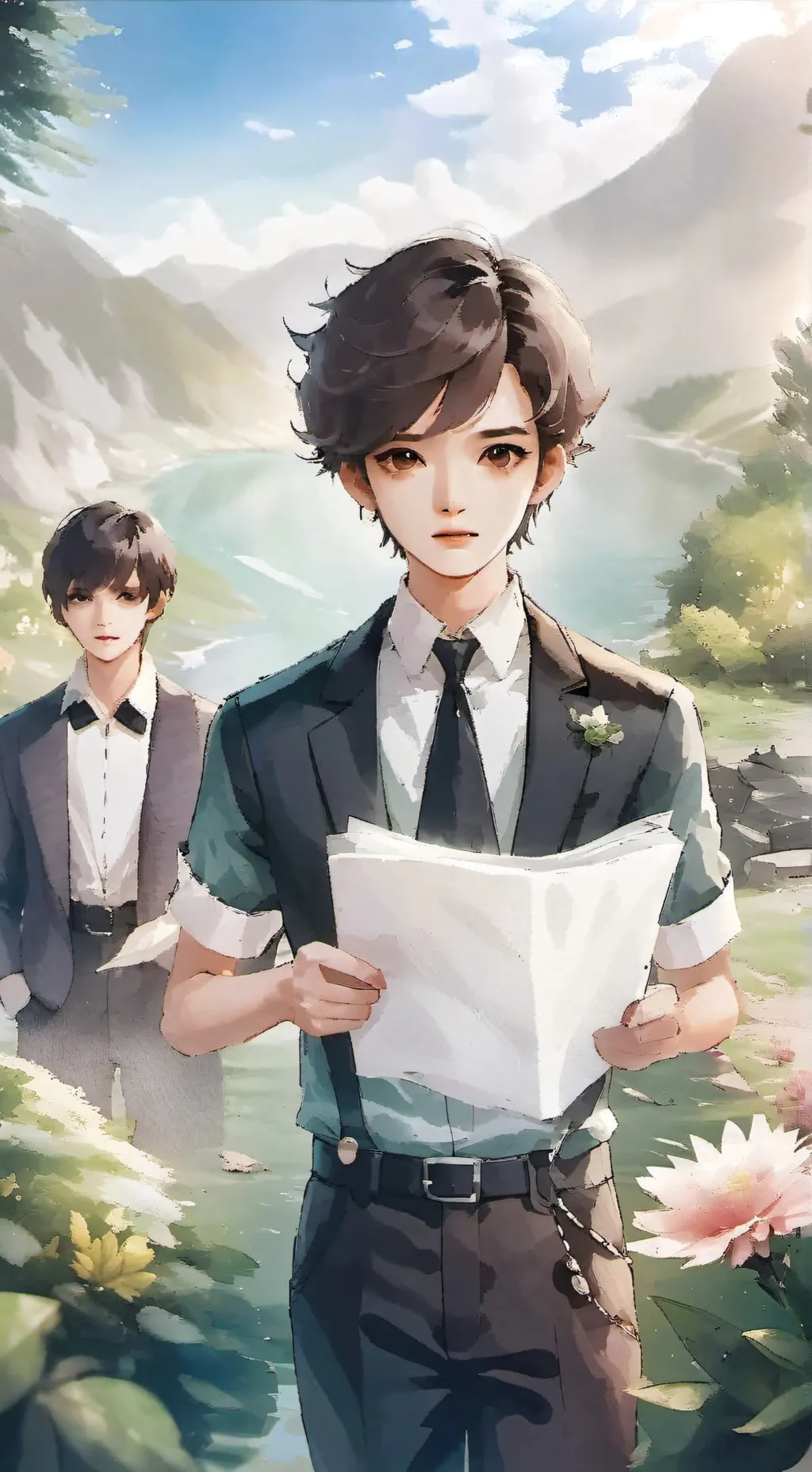 ai character: Ash background