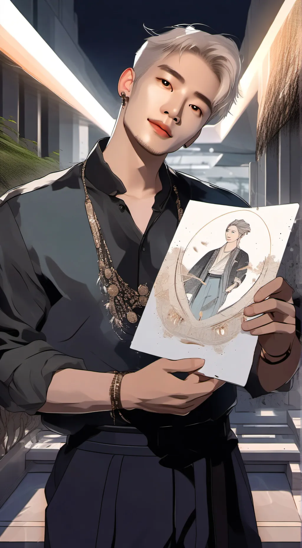 ai character: skz  background