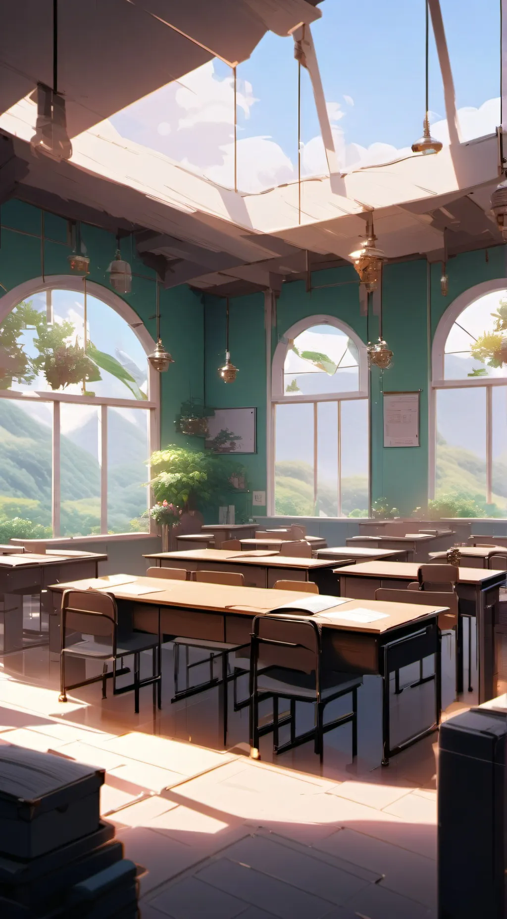 ai character: new school background