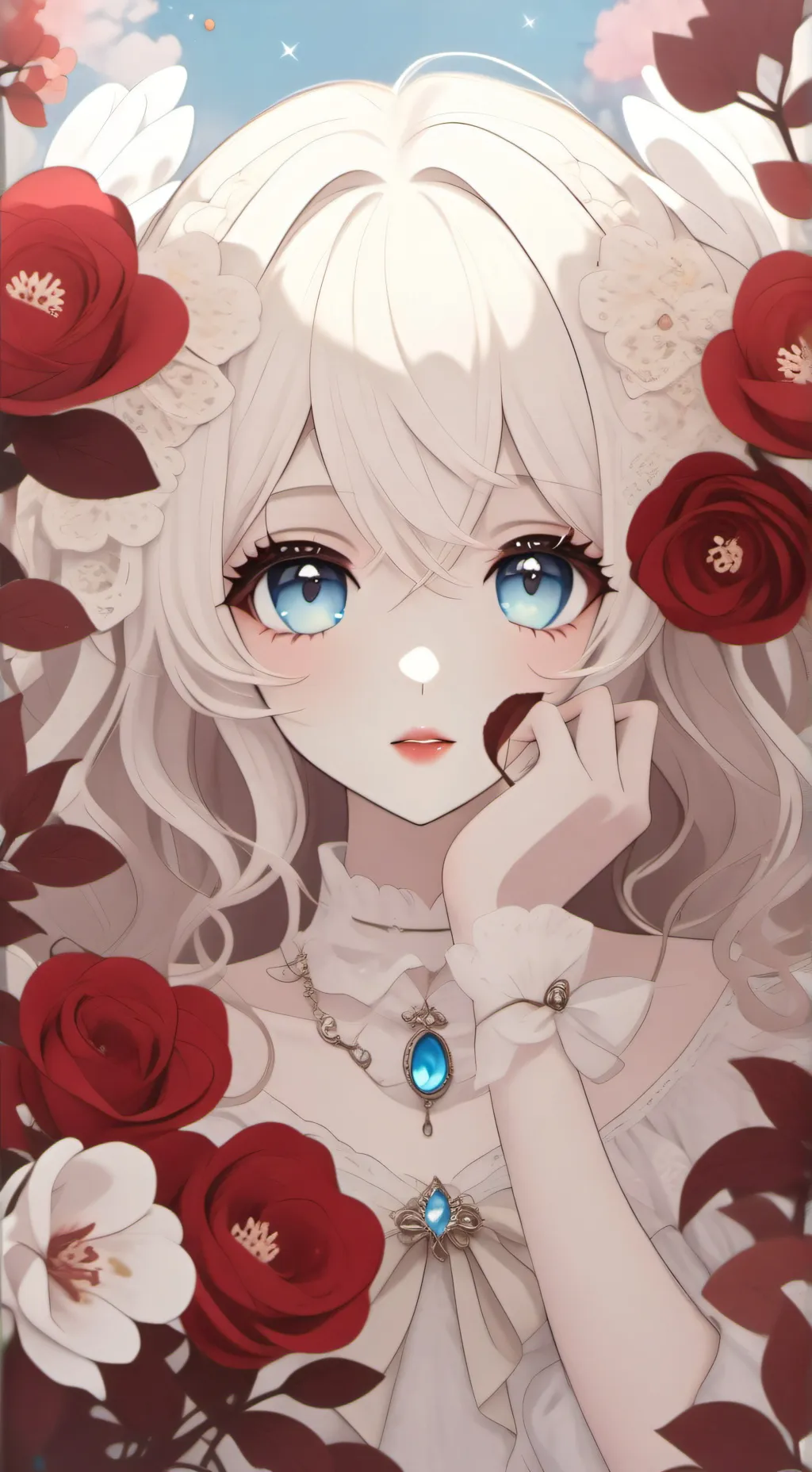 ai character: Rose background