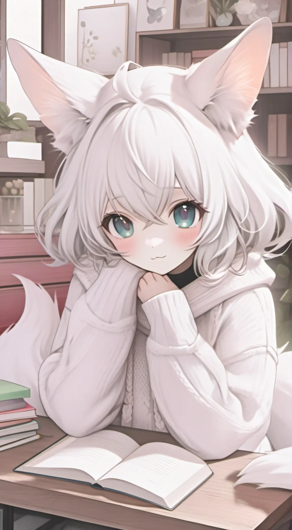 ai character: Tauna The TA Cat background