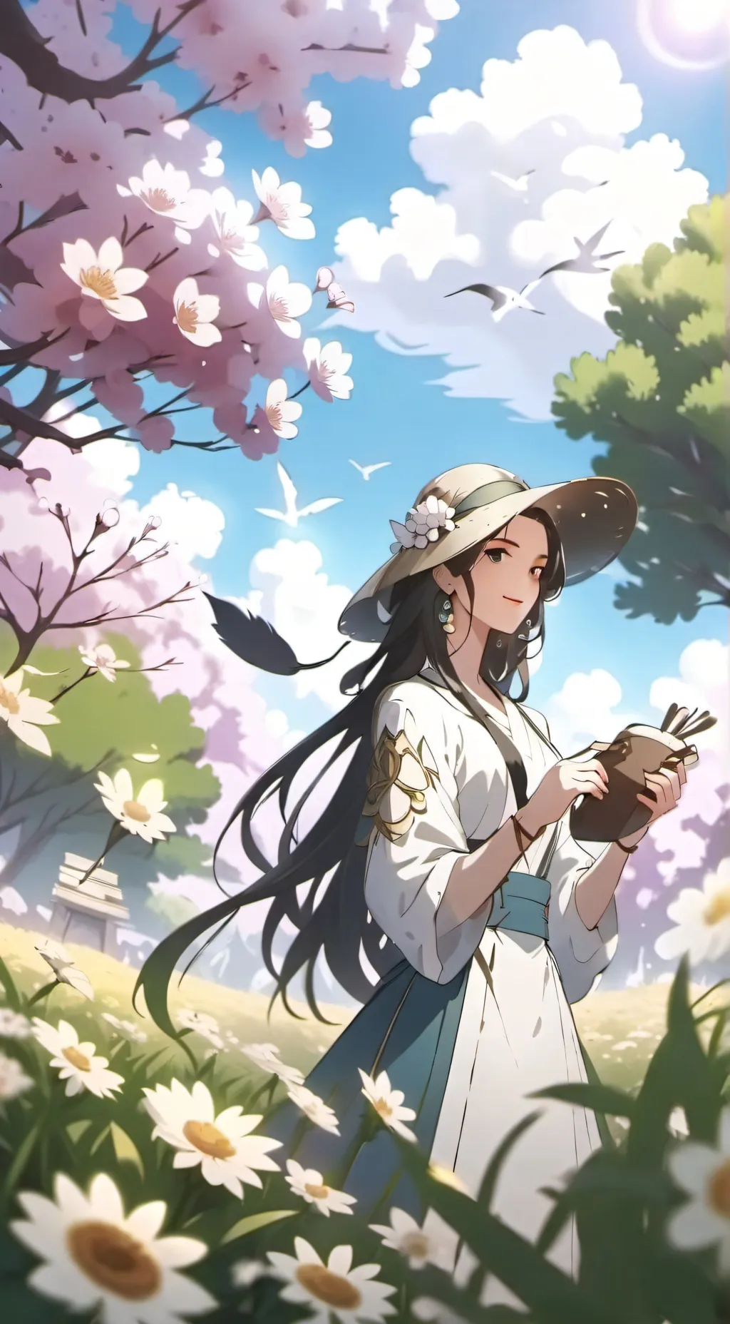 ai character: Cyborg background