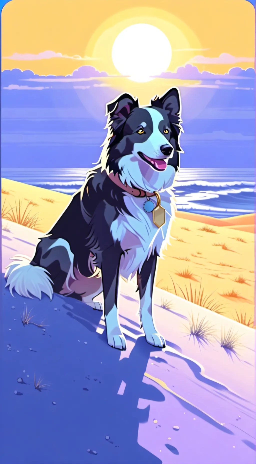 ai character: Dandys world au background