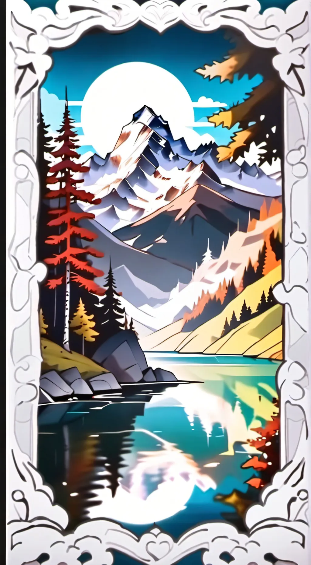 ai character: MHA fishing background