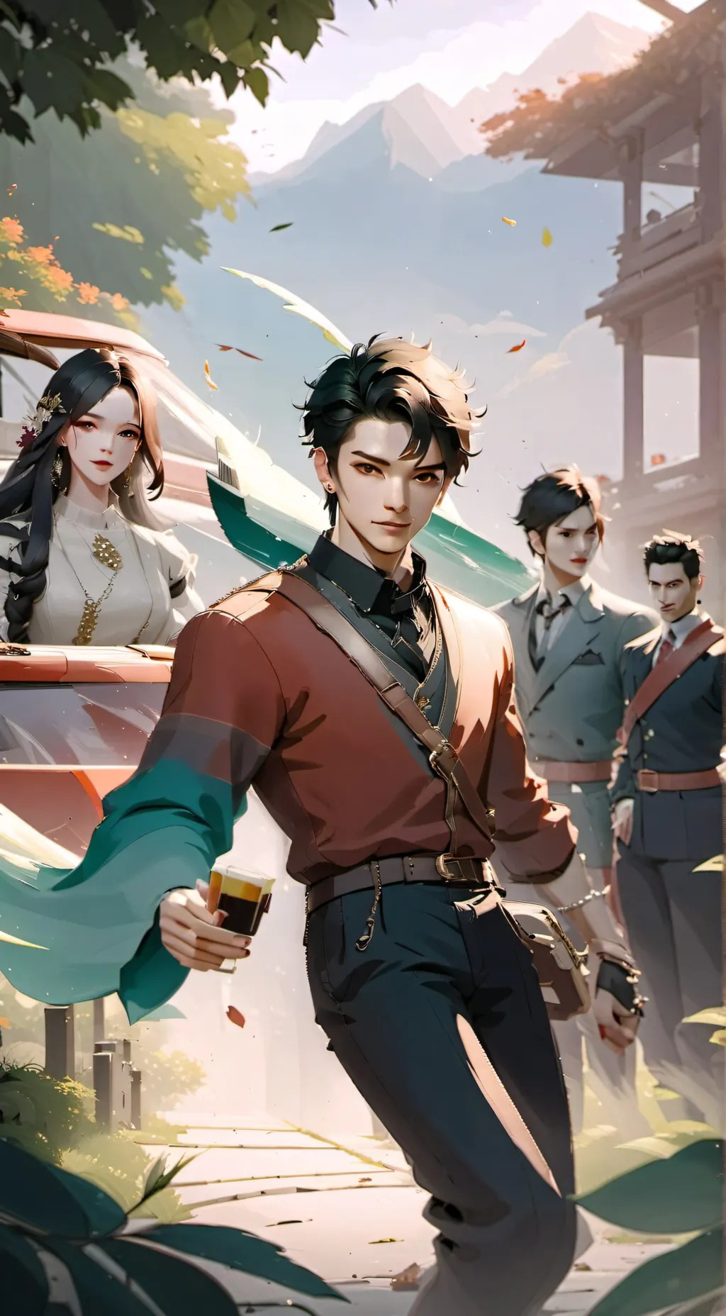 ai character: DAVID (YO)  background