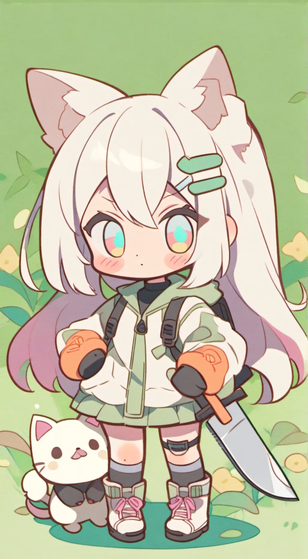 ai character: Mean girl background