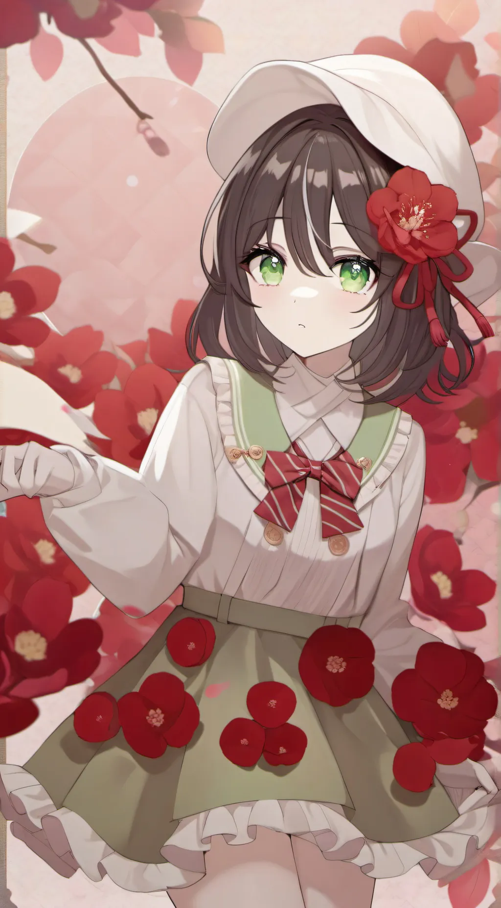 ai character: Kimono Hotoya background