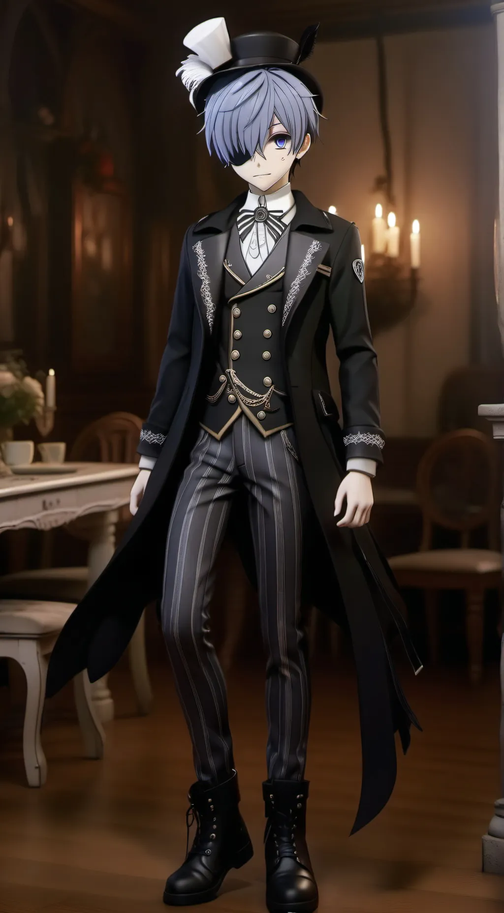 ai character: 🖤Black Butler🖤 background