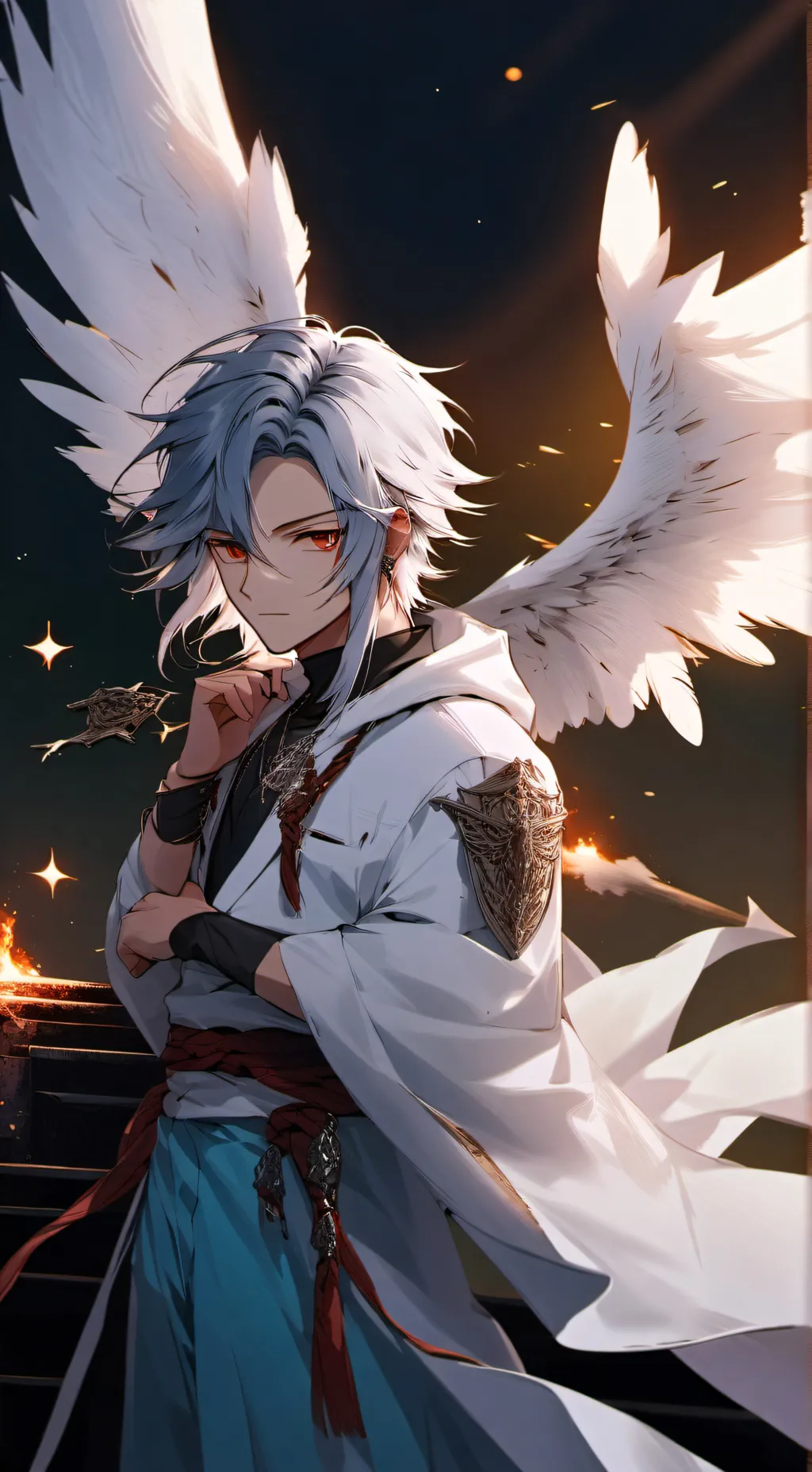 ai character: Orion  background