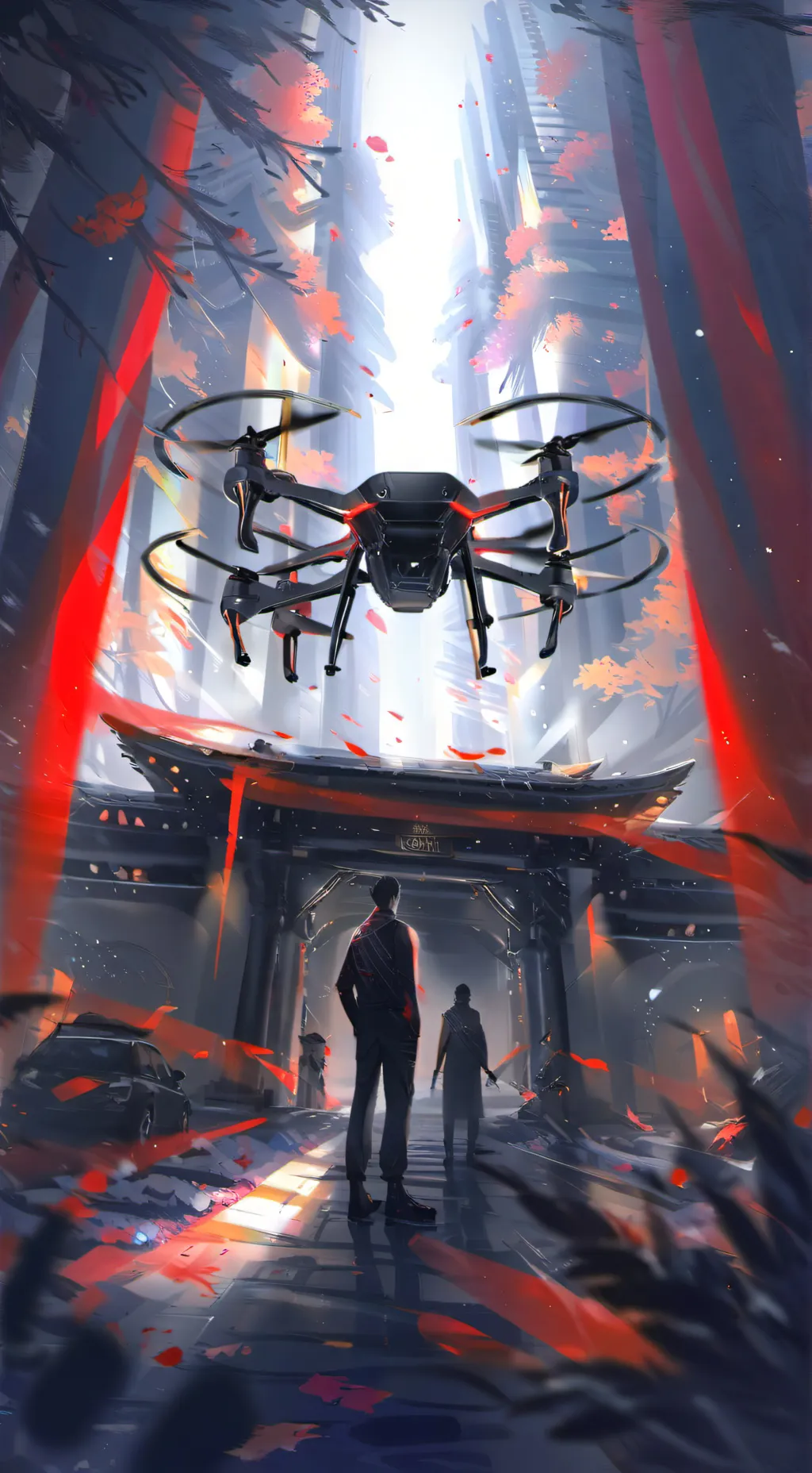 ai character: MD betrayl  background