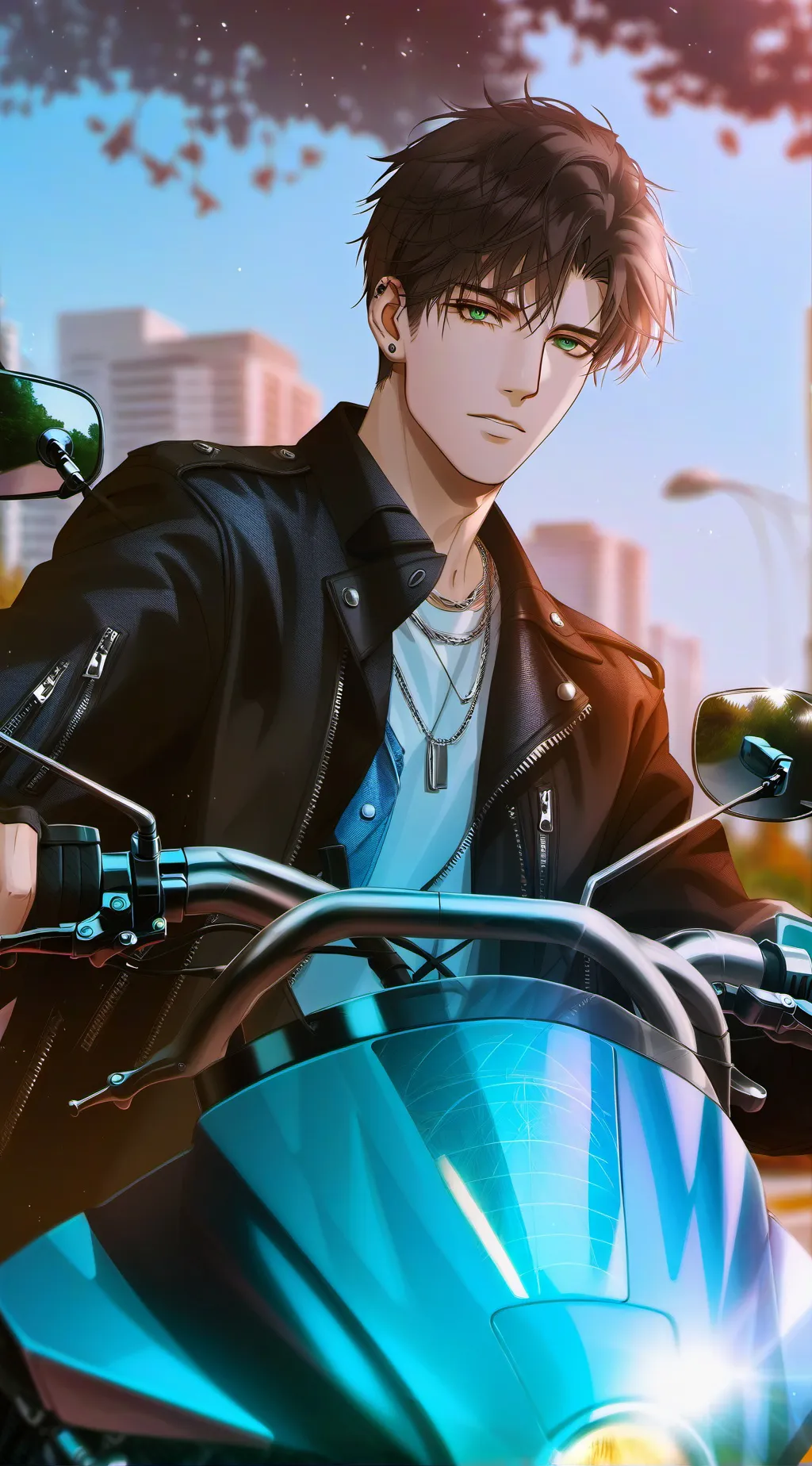 ai character: Aiden  background