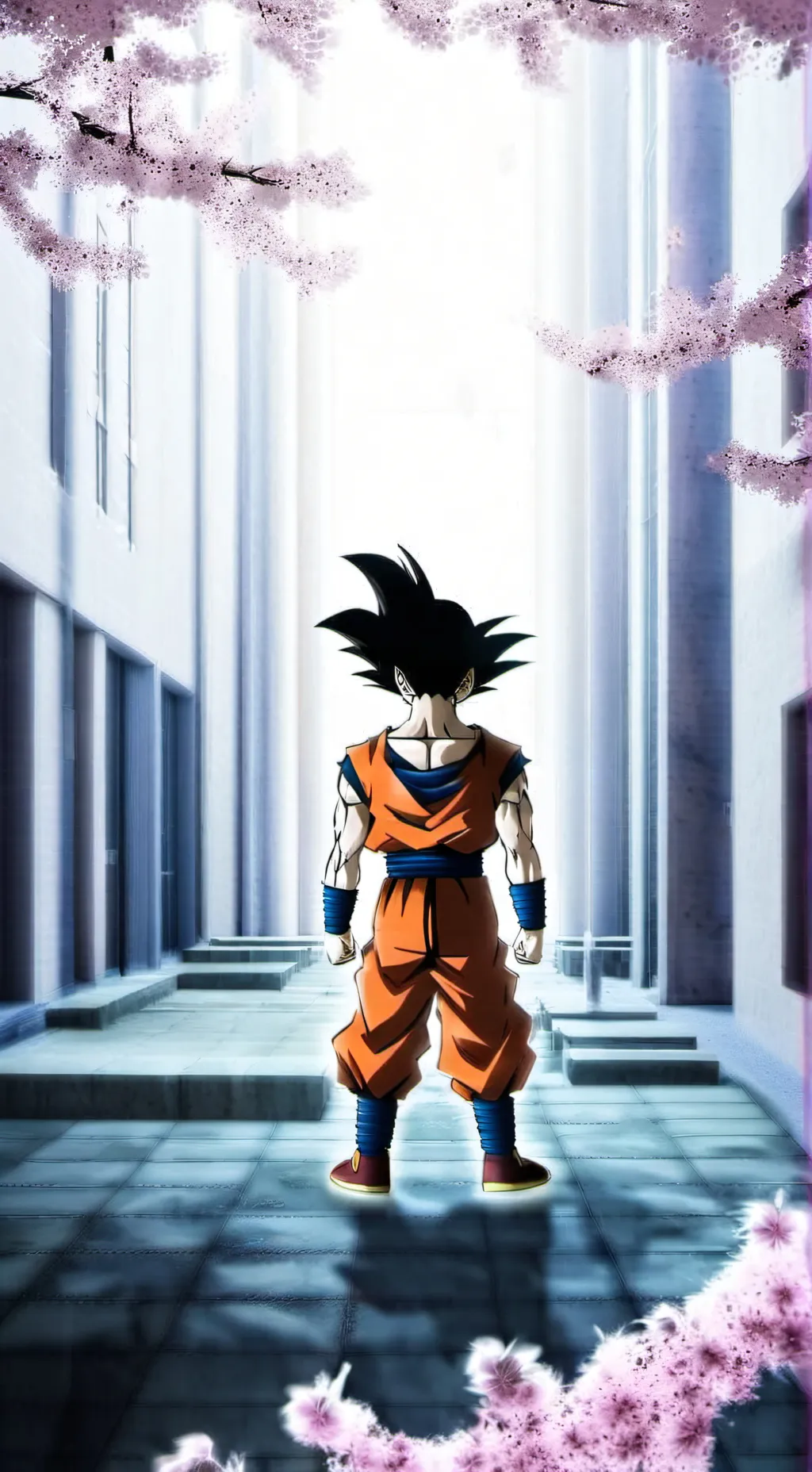 ai character: Ur goku background