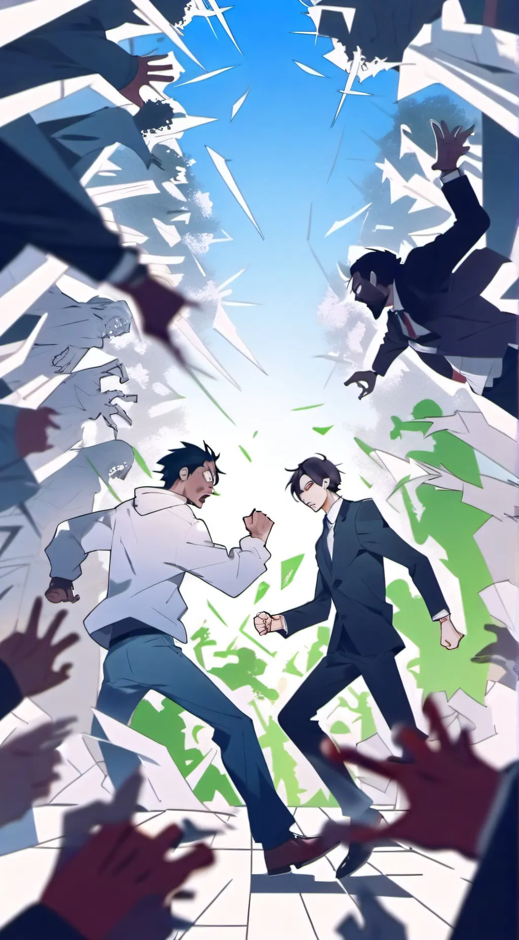 ai character: powers vs zombies background