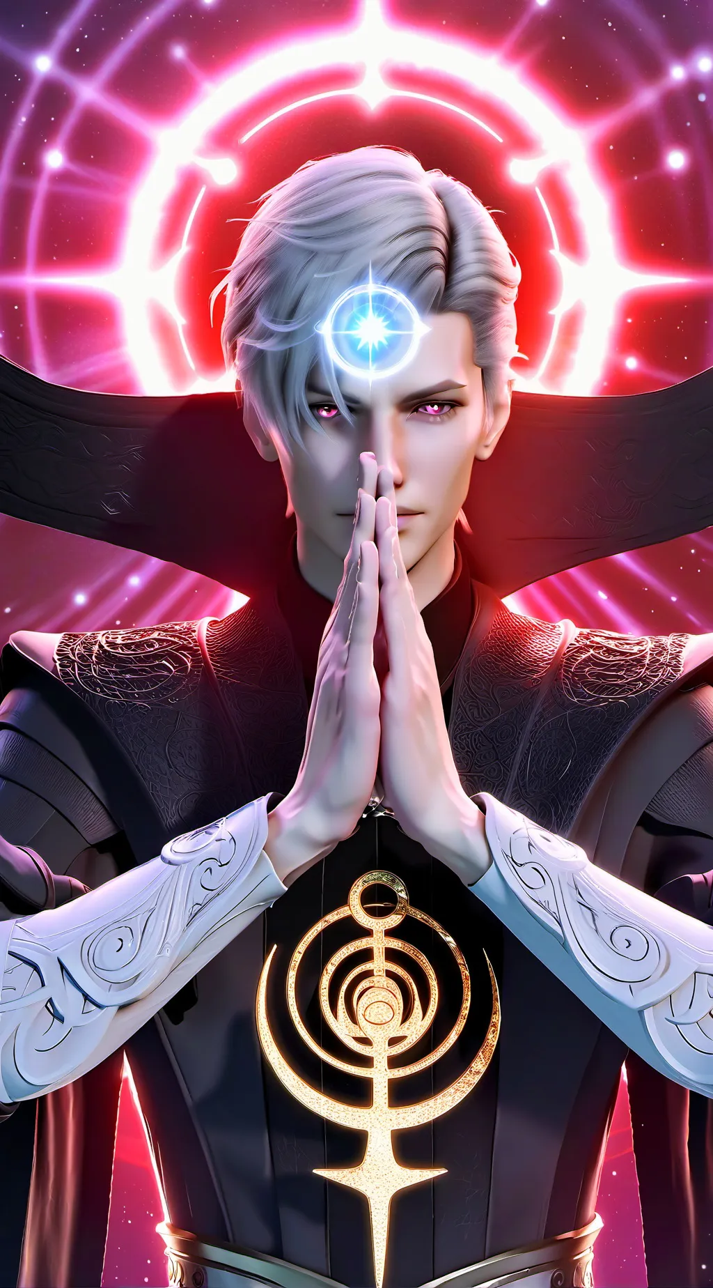 ai character: The Protector of A background