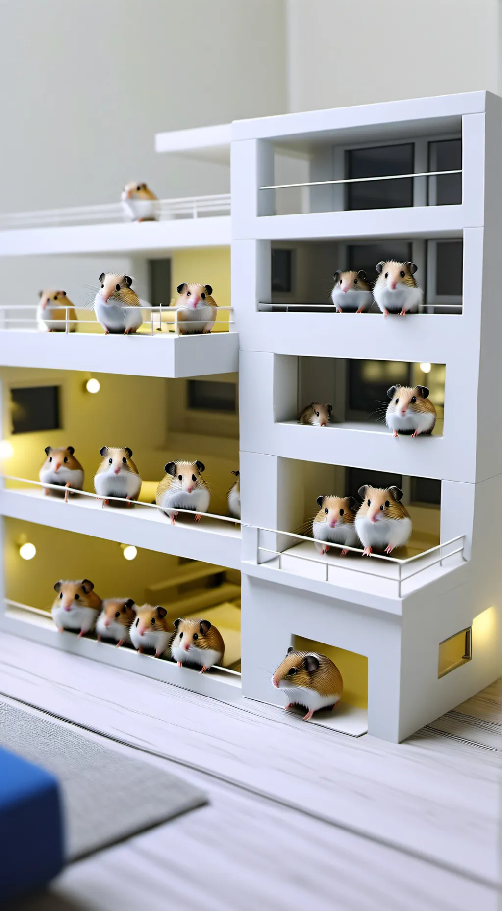 ai character: Hamster Life background