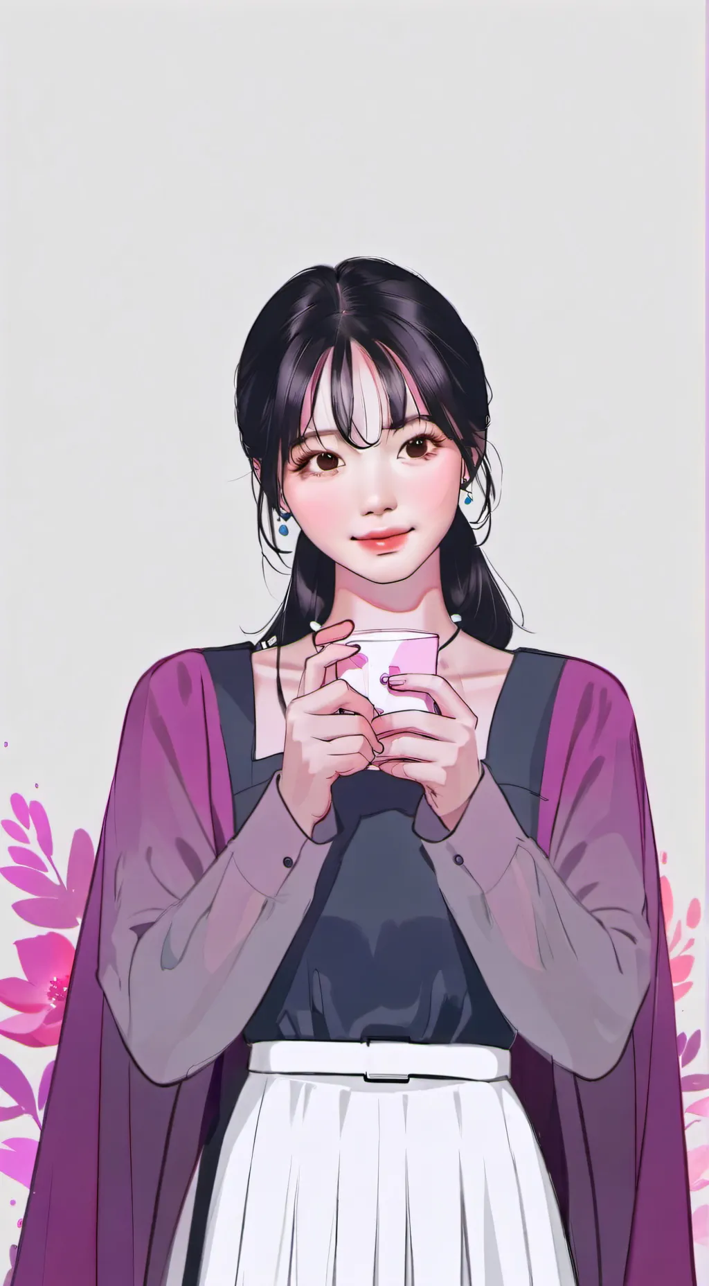 ai character: JO-YURIII💜💜 background