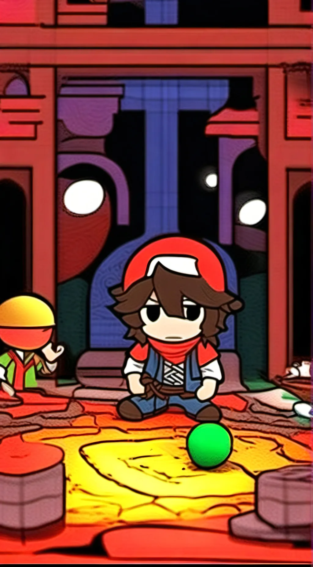 ai character: nabi santi y anbry background