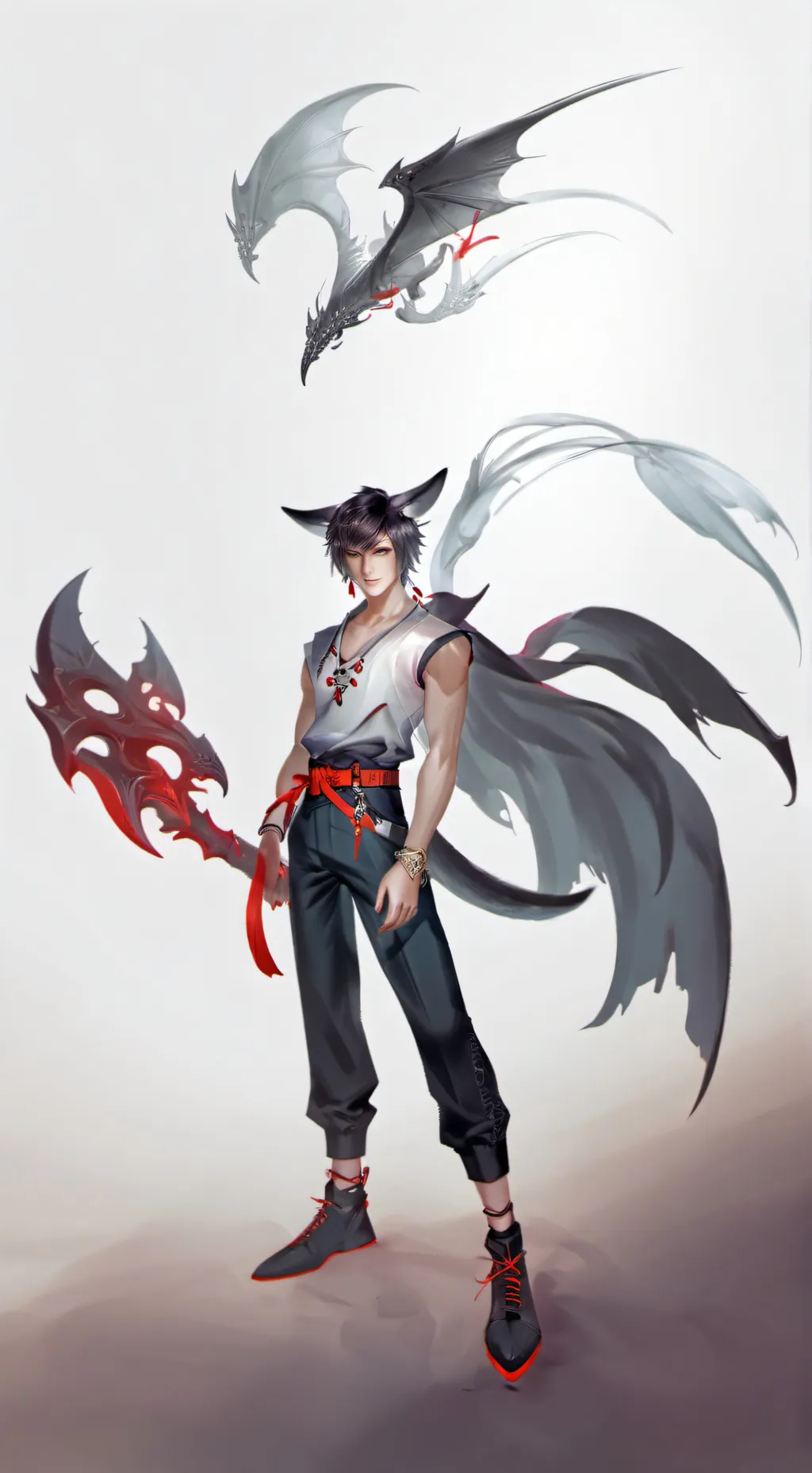 ai character: tails background