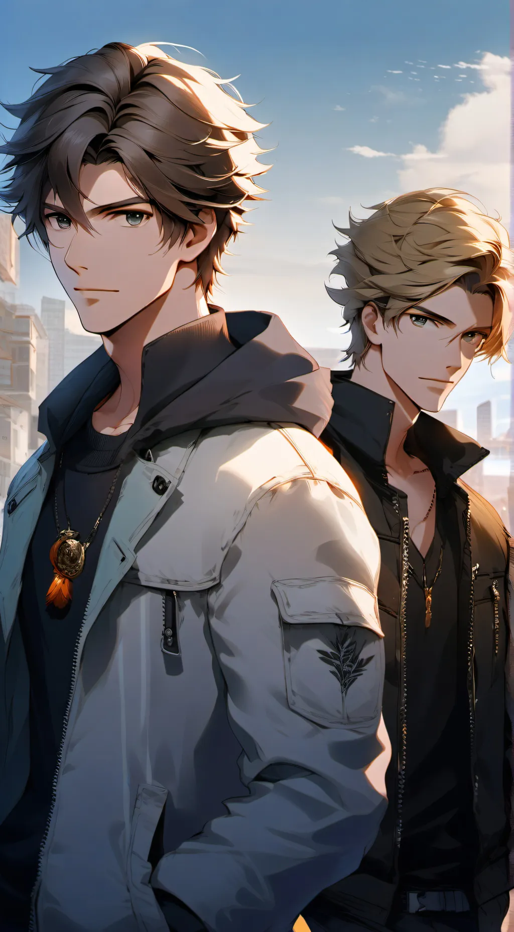 ai character: Griffin & Everett background